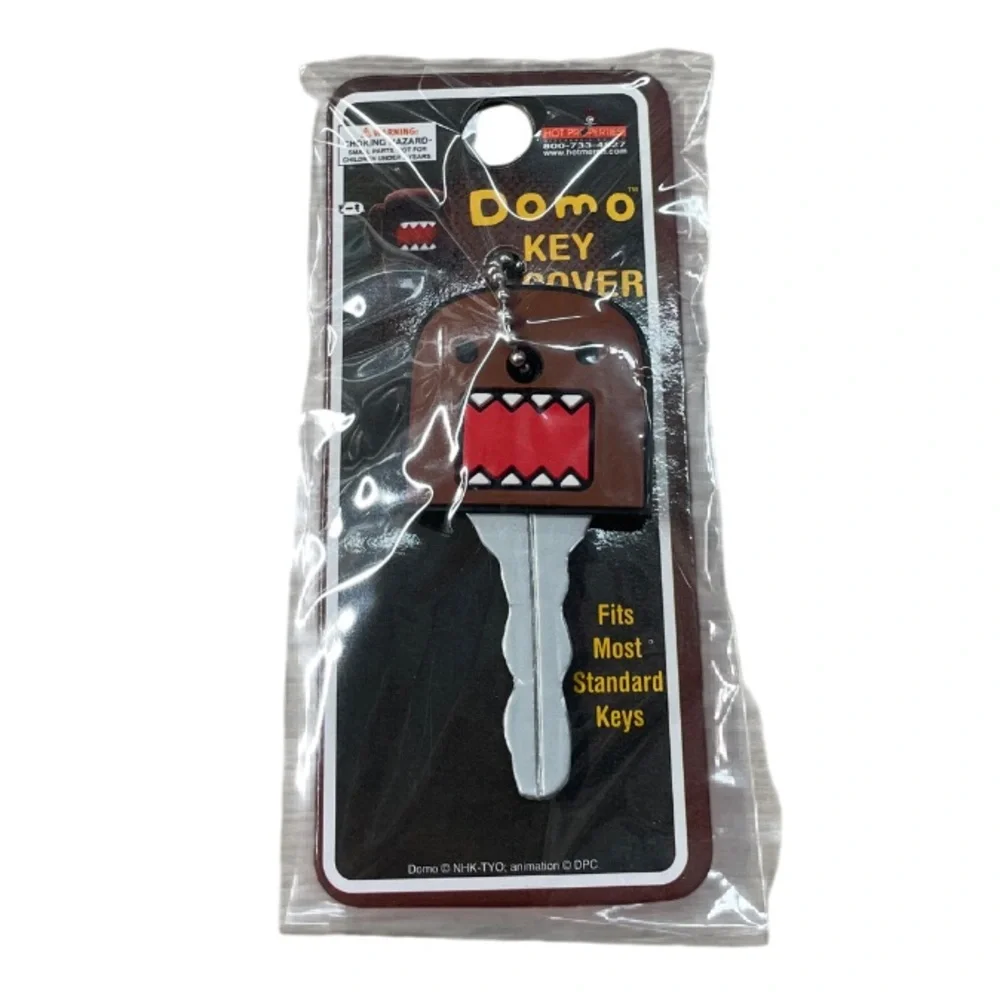 Domo Key Cover - Brown and Red